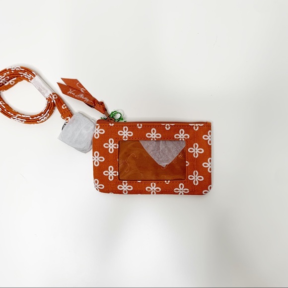 VERA BRADLEY UNIVERSITY OF TEXAS ZIP ID LANYARD - Picture 3 of 4